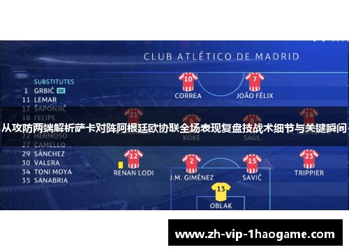 从攻防两端解析萨卡对阵阿根廷欧协联全场表现复盘技战术细节与关键瞬间 从攻防两端解析萨卡对阵阿根廷欧协联全场表现复盘技战术细节与关键瞬间